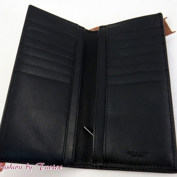 breast pocket wallet in signature leather